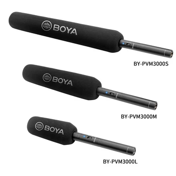 BOYA BY-PVM3000L Hot Selling Microphone Condenser Shotgun Studio Microphone Cardioid Handheld Mic for Interview Audio Camera detail image