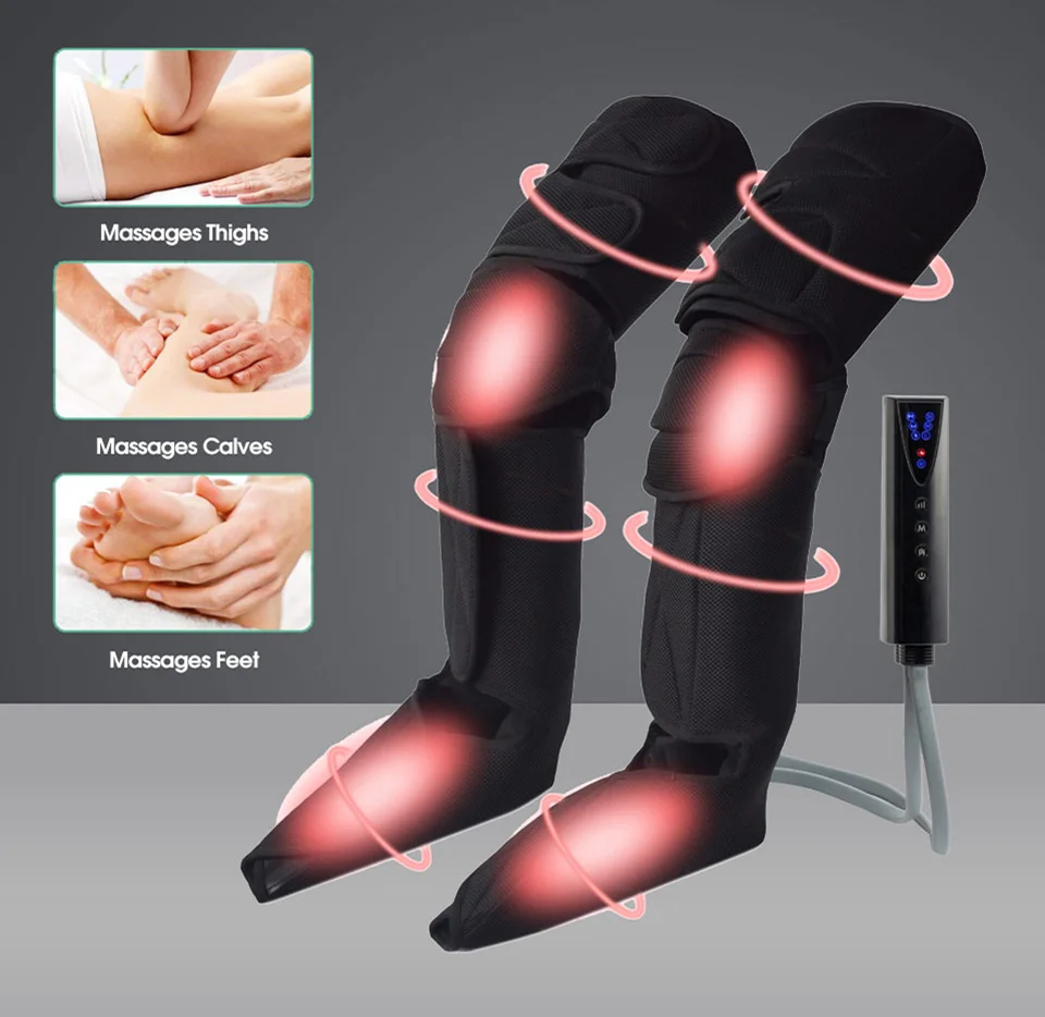 Leg Compression Machine Masseur De Pied Revitive Massager Air Circulation Massage Foot Calf Massage for Pain