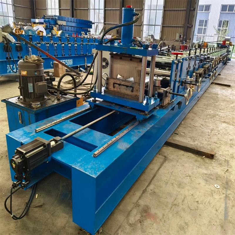 Ss Riser Cutting Machine Galvanized Steel Perforated Stair Risers &Treads Roll Forming Machine ...