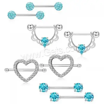 nipple rings stainless steel fashion jewelry piercing set for woman Piercing Barbell 1439477
