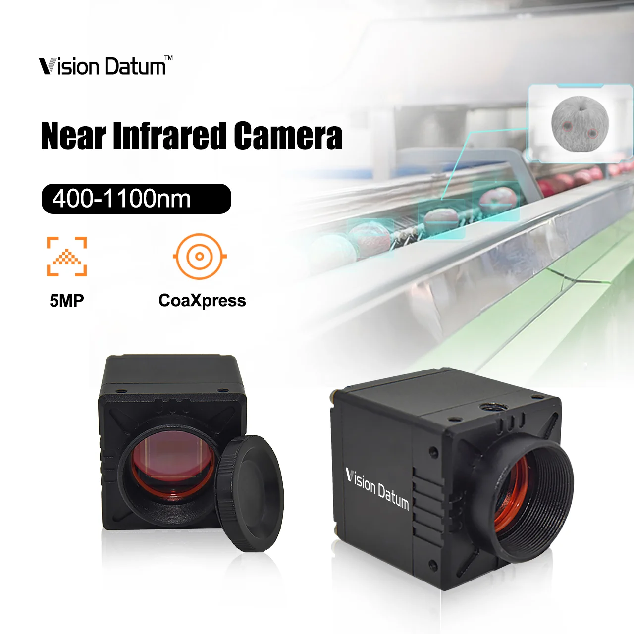 5MP RGB-NIR Multispectral Hyperspectral Spectral  Camera System  for Precision Agriculture
