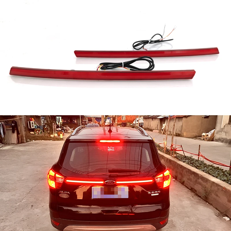 KARPAL Tail Light Assembly Compatible With 2017 2018 2019 Ford Escape Kuga Brake