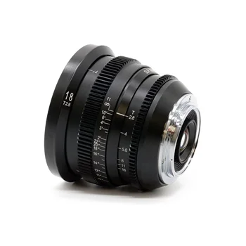 SLR Magic MicroPrime CINE 18mm T2.8 Full Frame Wide Angle Cinema Cine Lens Prime Lens Manual Focus for E-Mount/ X-Mount/MFT