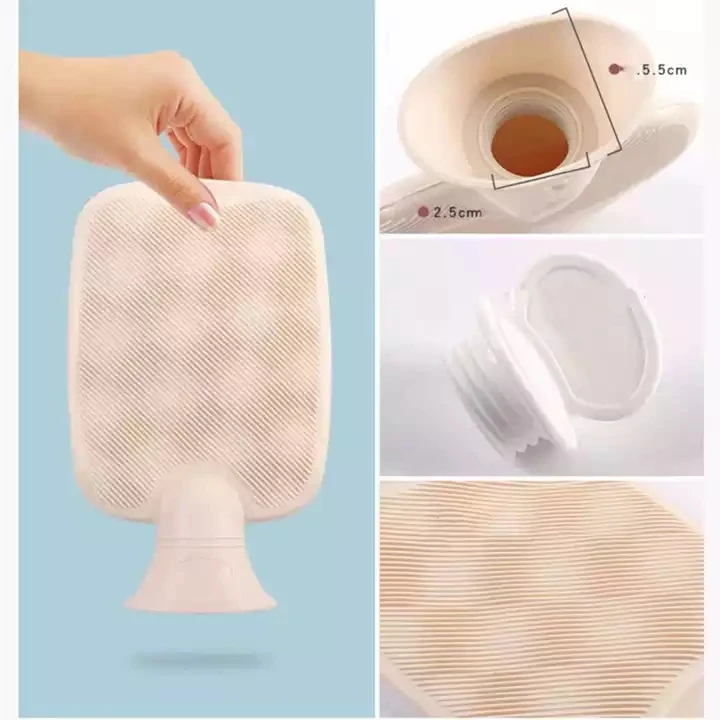 Портативная утолщенная плюшевая ткань, ПВХ материал, водный инъекционный мешок для теплой воды