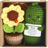 Green cucumber + sunflower gift box