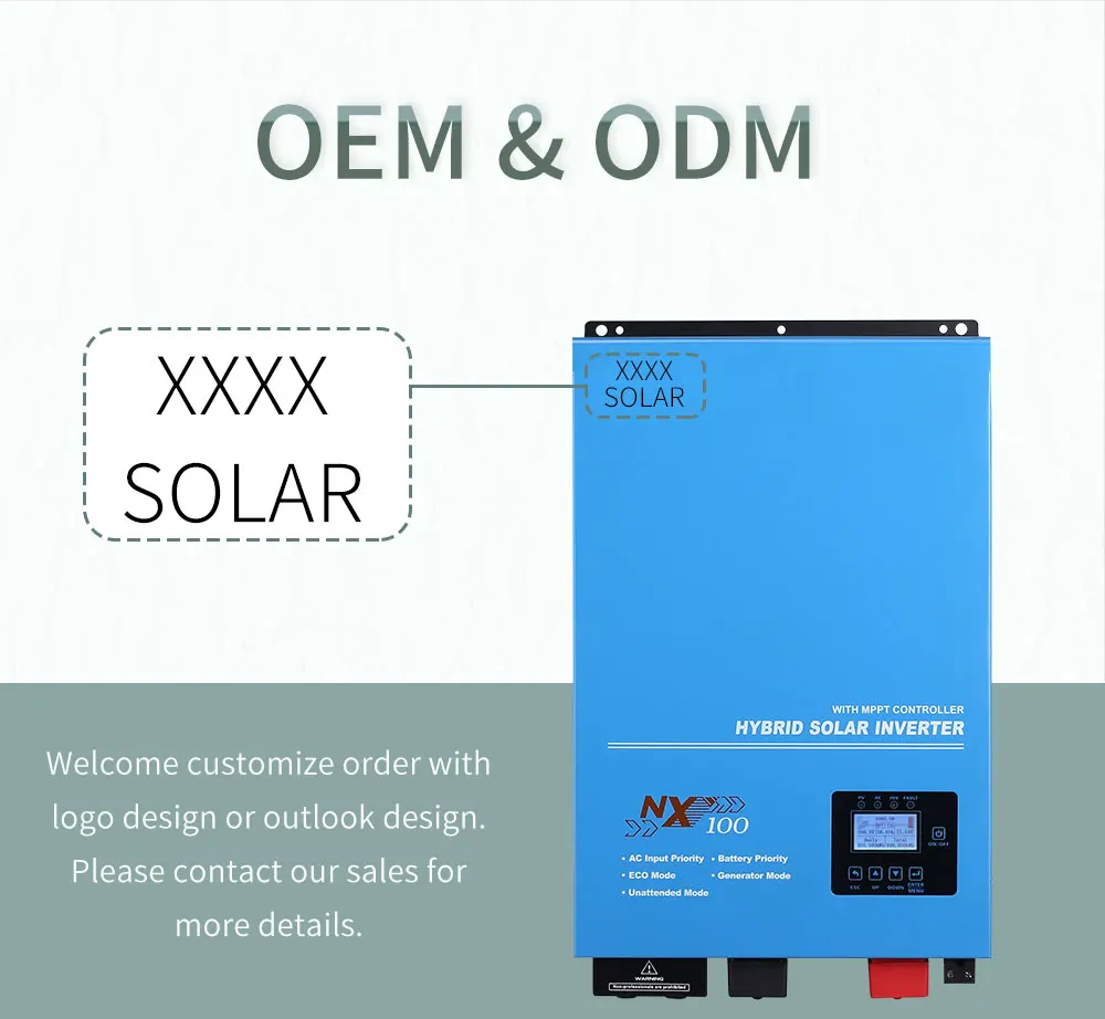 3kw 24V 48V Solar Hybrid Inverter Pure Sine Wave Off Grid Inverter for ...