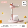 Rosa con cojín de PU y banco