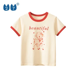 Baby Girls Shirts Kids Children Clothing Girls T-Shirts Short-Sleeved Tops Summer Clothing