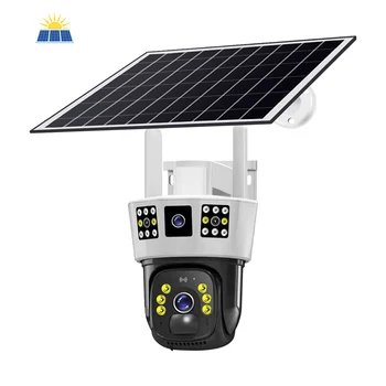 5mp hd 1080p wifi Outdoor Video Cameras Smart Wireless Solar Security PTZ IP Camera Motion Detection night vision human tracking