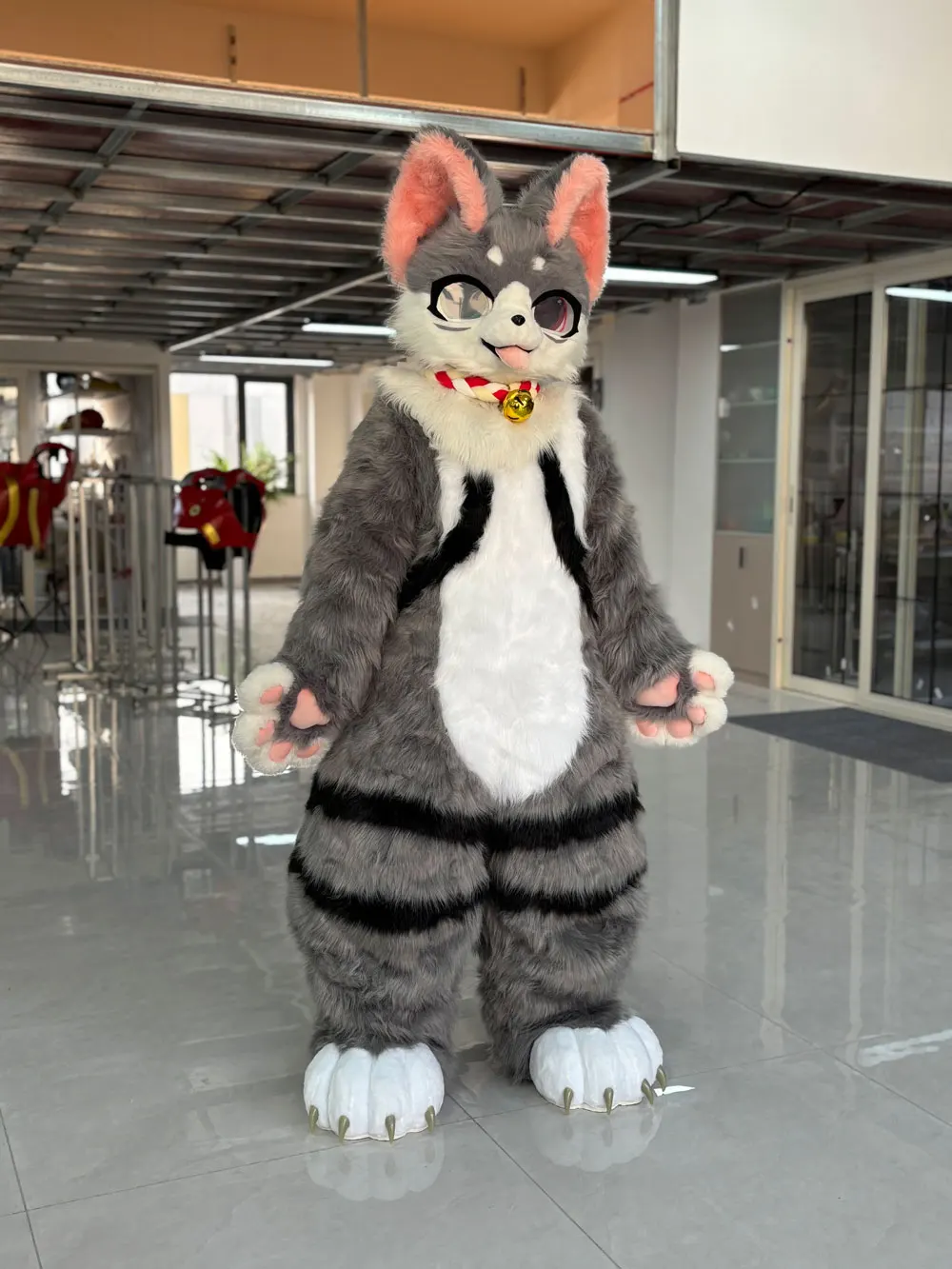 Plush Fursuit Kig Furry Costume Fursuit Cat Fursuit Anime Cosplay