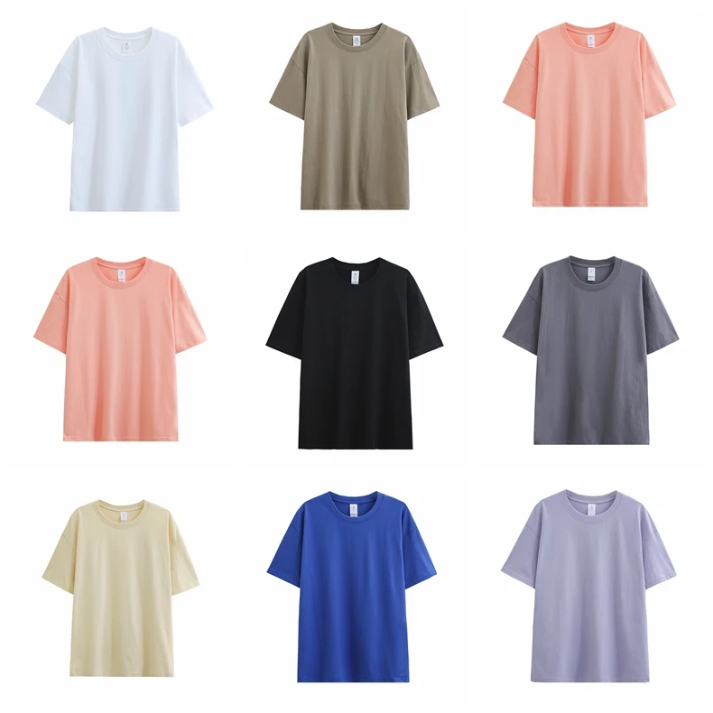 Custom Logo Oversized Tshirt 100% Cotton Mens T Shirt Short Sleeves ...