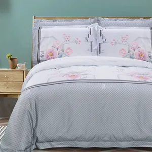 Super Soft Bed Sheet Supplier Who Delivered Bedsheet Fabrics Textile 100% Cotton for Adult