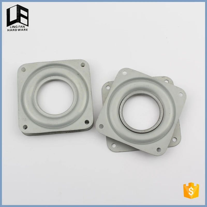 3 дюймов квадратные вращающаяся поворотная пластина металлическая опорная часть проигрыватель настольных подносов