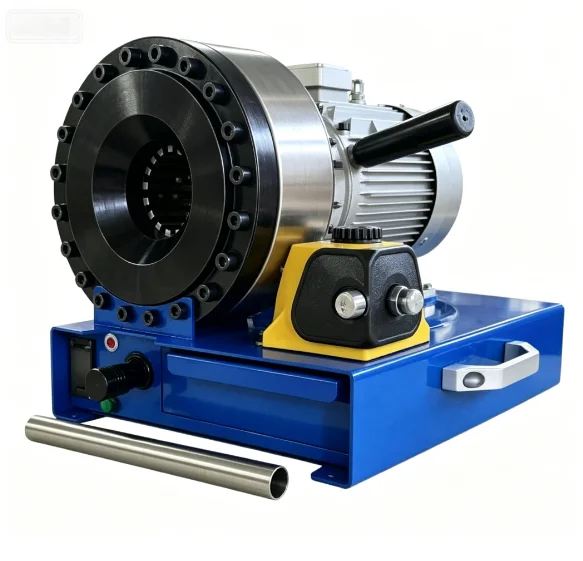 TEBAK Mobile Trucks Are Ready Compact Portable Hydraulic Press Machine Hydraulic Hose Crimping Machine with Original Pump.