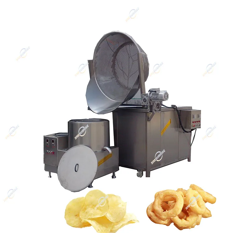 Chips Frier Deep Funnel Cake Tornado Spiral Potato Gas Commercial Egg Dumplings Meat Batch Fryer