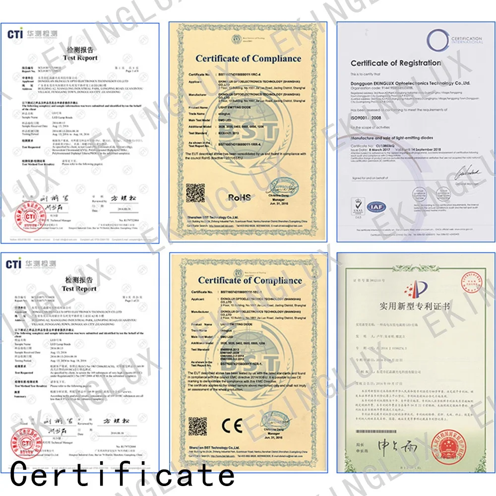 Ekinglux 1206, обратное крепление, белый диод smd led