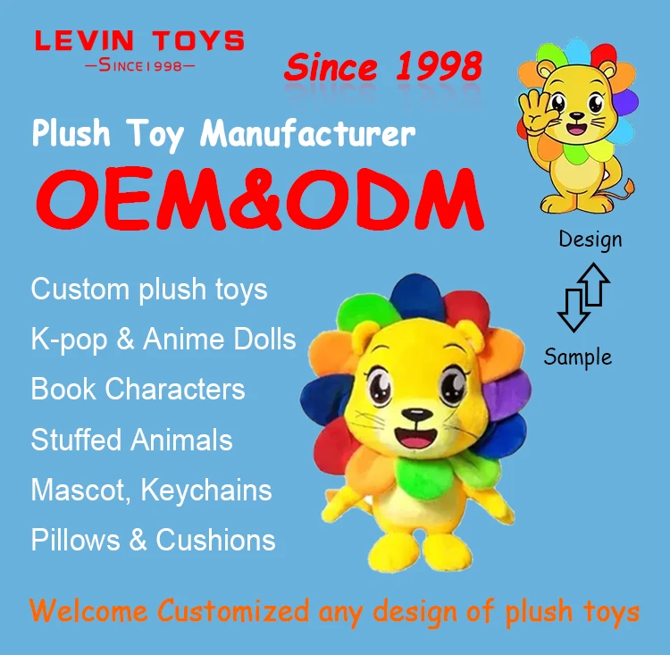 Custom Made Stuffed Animal Plush Toys High Quality Stuffed Toys Custom Plush Toy Manufacturers Mascot Doll Custom Plushies