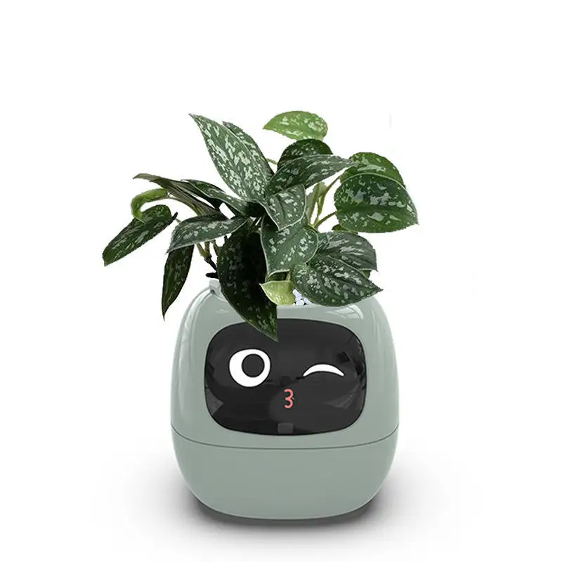 Ai Flower Pot Internet Control Flower Pot Smart Flower Pot Creative Interactive Mini Plant Automatic Water Planting