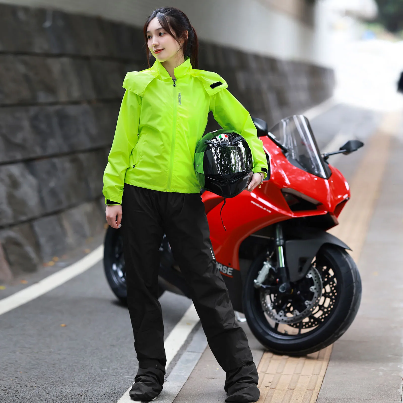 Rain Wear Best Raincoat For Bike WOSAWE Dirt Bike Outdoor Riding