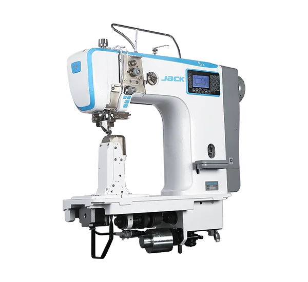 JACK S7 Post Bed Sewing Machine Computerized Roller Feed Industrial Sewing Machines for Leather Bags