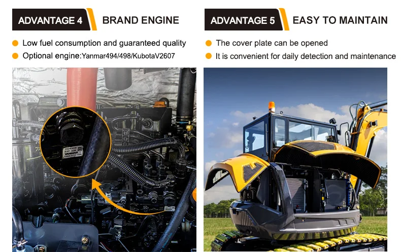 product cabin mini excavator 65ton with ac 2025 new hydraulic excavator cheap price ce epa approved-11