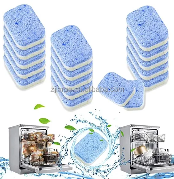 OEM Household Detergent 3in1 Washing Machine Tank Cleaner Effervescent Washer Tablets Solid
