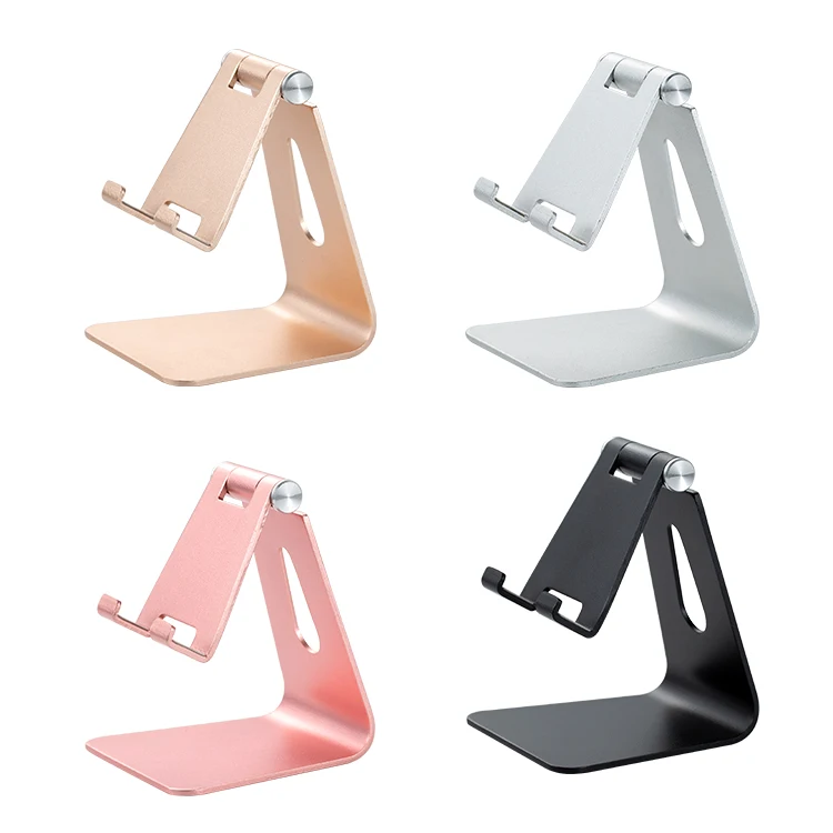 2024 for Tablet Mobile Phone Cell Phone Stand for Angle Height Adjustable Desk Sturdy Aluminum Metal Phone Holder Small Ordinary