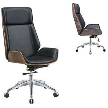 Modern bent wood office room chair bentwood back executive chair for sale MOQ 1 PC