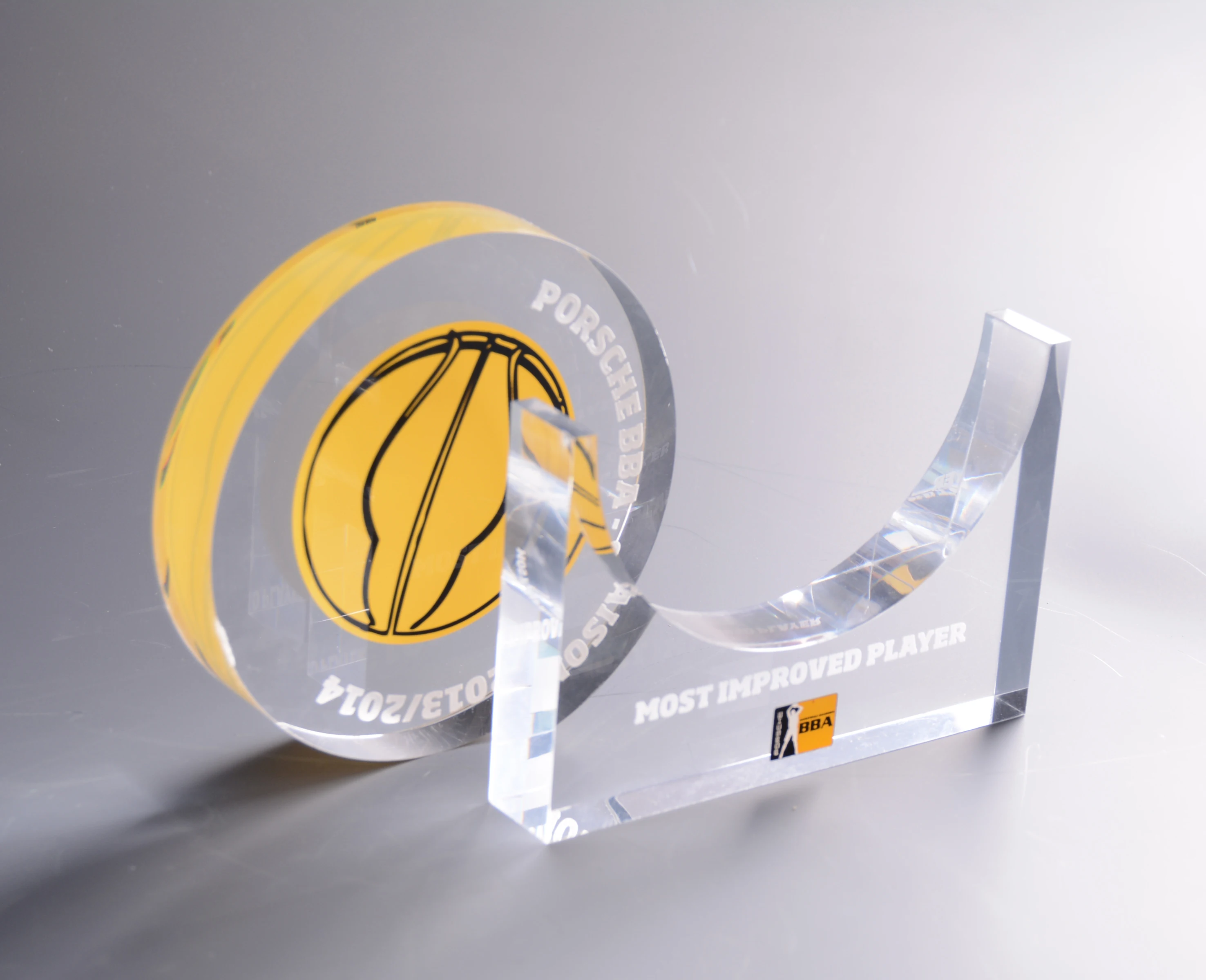Customized Pattern Acrylic Trophy Sports Award Customized Size  Souvenir Gift Star Award