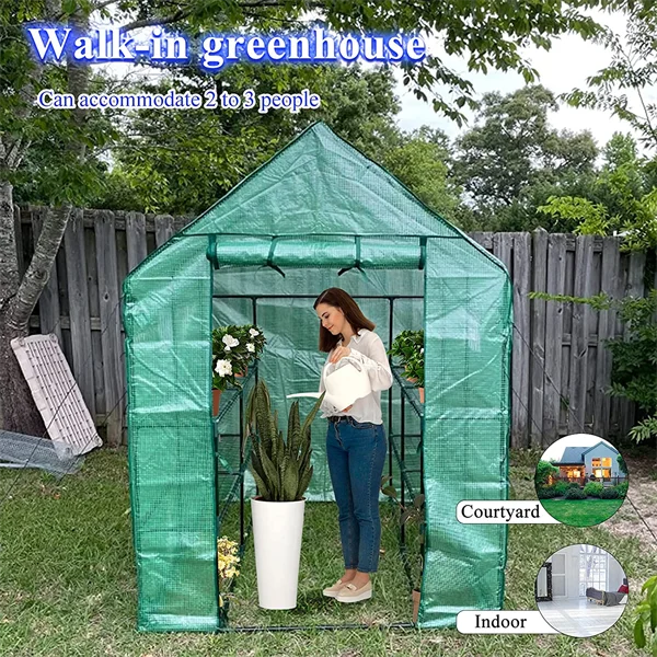 Plastic Plant Gardening Greenhouse Kit Mini Outdoor Heat Preservation Vegetables Greenroom Bin