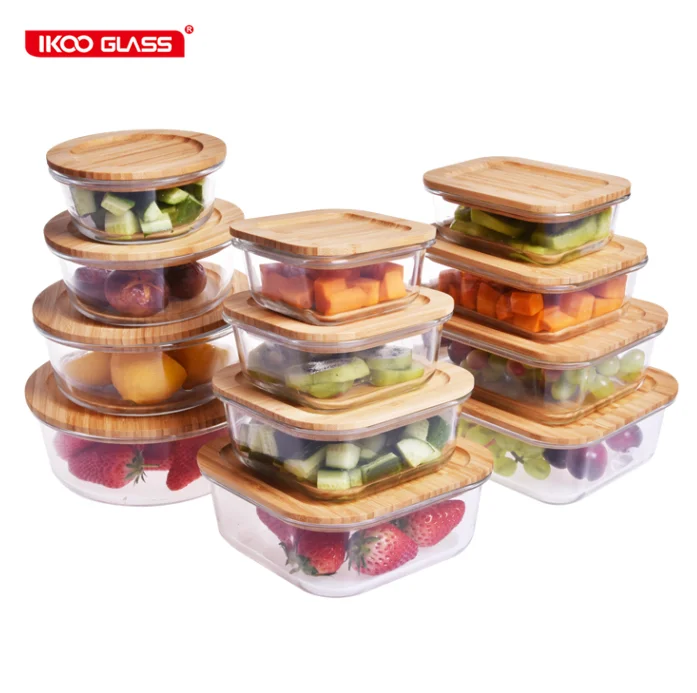 Prep Naturals - Food Storage Containers with Lids - Plastic Meal