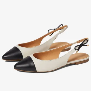 Stylish New Style Sandals Shoes High-end Custom Casual Mules Leather Shoes for Women