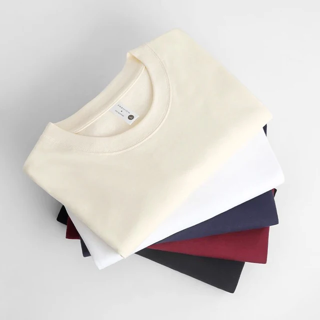Wholesale Custom Embroidery 260 Gsm Drop Shoulder Plain Tshirts Heavyweight Cotton Oversized Graphic T-Shirt Mens Tee Shirt