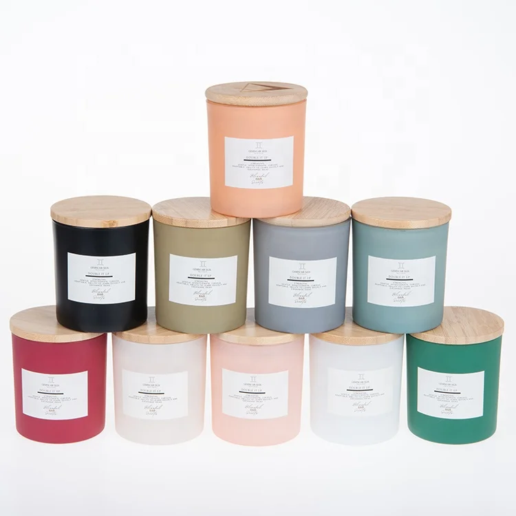 Оптовая продажа, индивидуальная Роскошная Ароматизированная стеклянная свеча