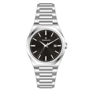 Minimalist Style OEM  Date Display Leather Strap Japan Quartz Movt Sports Men's Watch