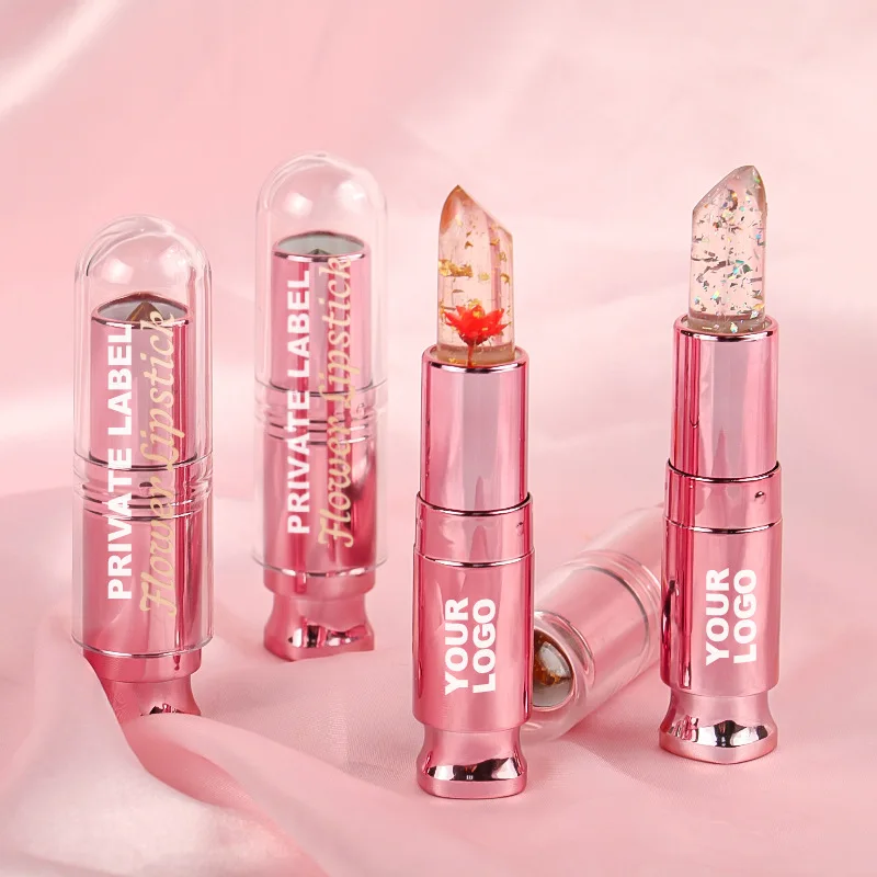 Custom Logo Lipstick Crystal Jelly Private Label Temperature Color ...
