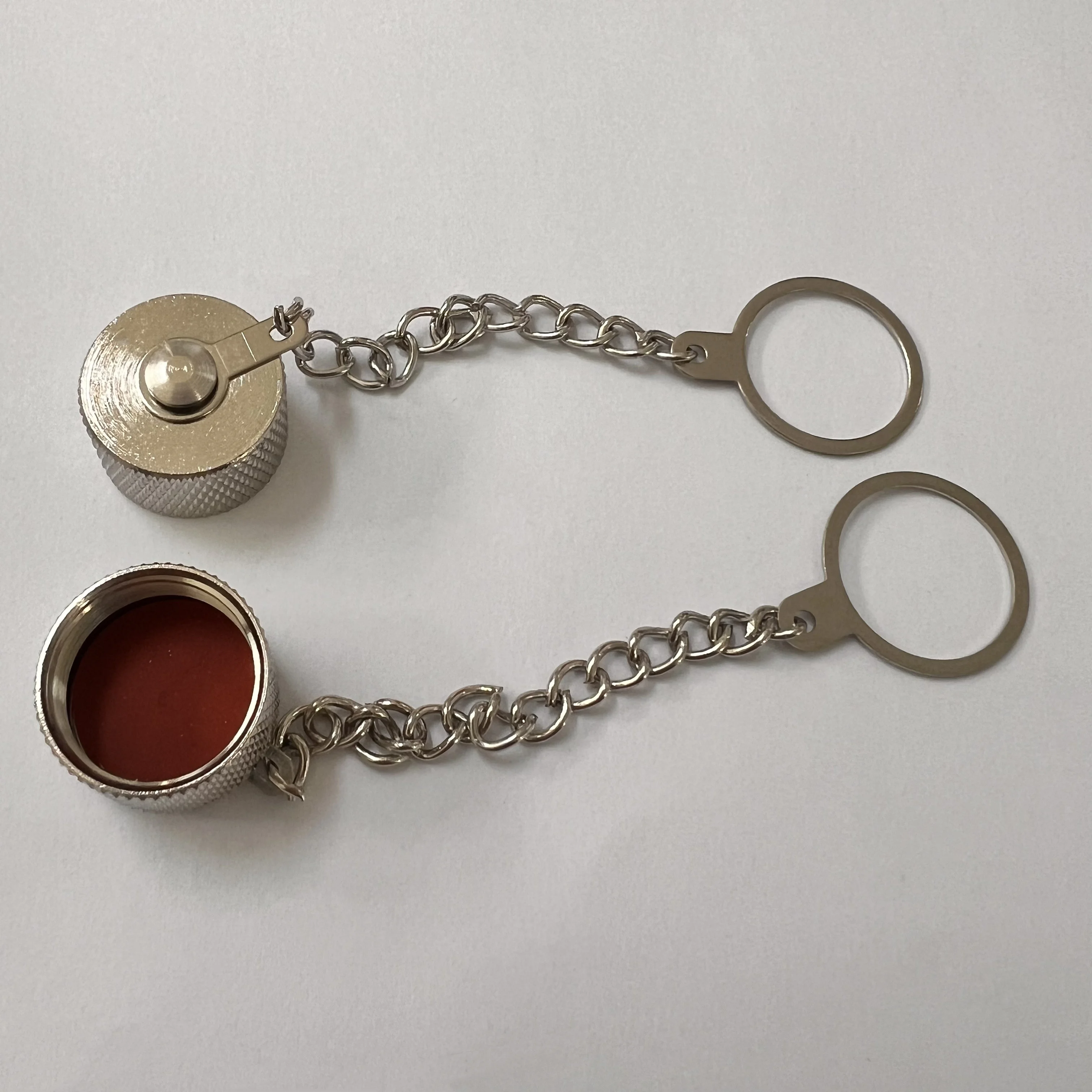 product in stock copper chain n dust cap for n type coaxial connector protector dust cap-1