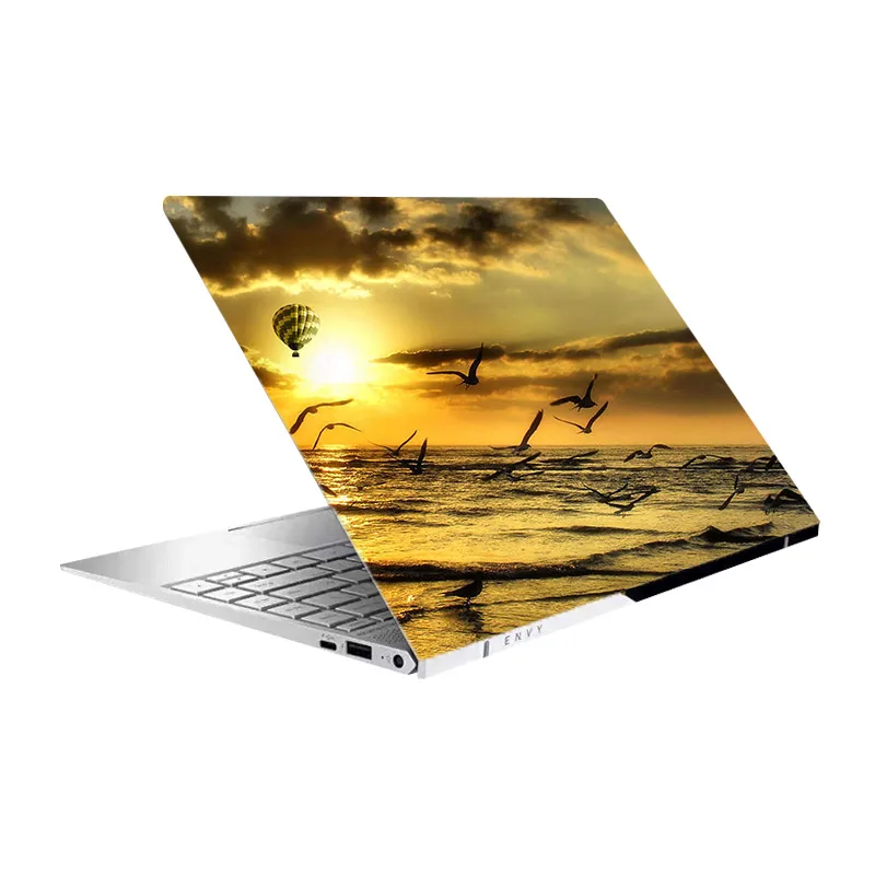 Полностью наклейка для ноутбука кожаный чехол