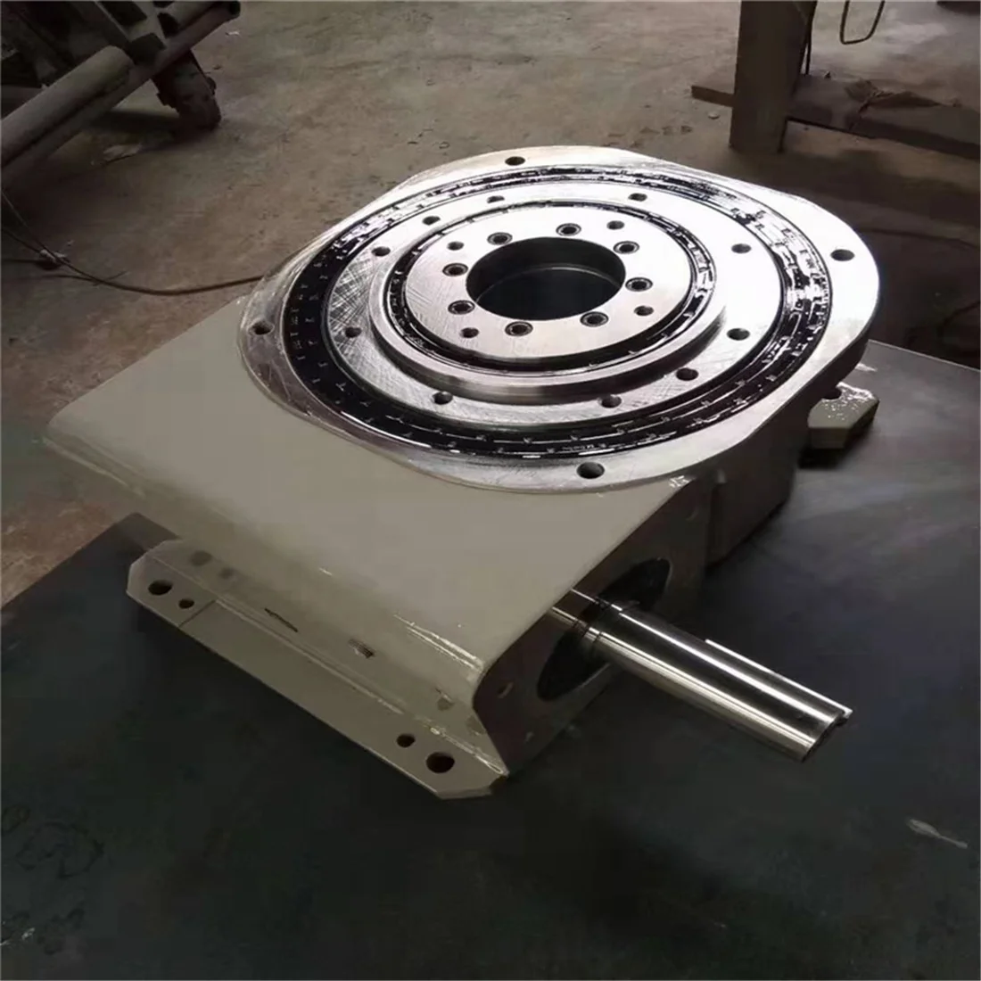 Precision Electric Hollow Rotating Platform Indexing Plate Index Gearbox