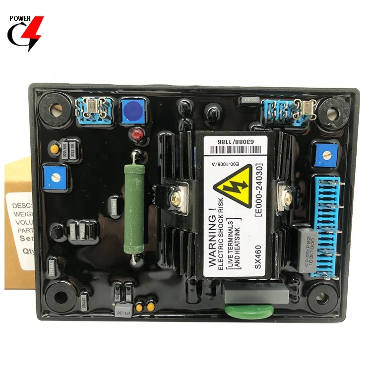 Avr Sx460 Generator Automatic Voltage Regulator 60 Kva Avr Three Phase for diesel Generator Alteornator