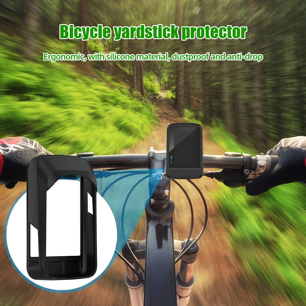 Bicycle Computer Protection Silicone Case Cover Dustproof Dropproof Protective Case for Wahoo Roam 2