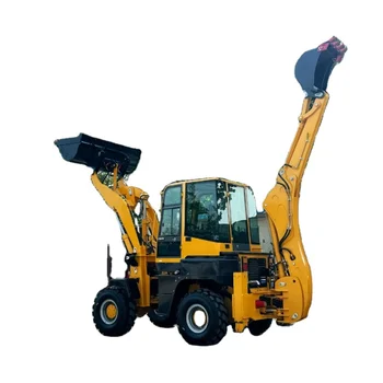 small backhoe excavator loader  4*4 wheel drive  backhoe loader mini tractor backhoe loader for sale hydraulic auger