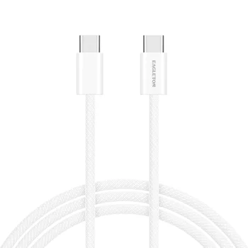 Hot Sale 60W USB-C Charging Data Cables Fast Charging Type c to Type C 48 Weave Braided Cable for IP 16 Phone Charger Cable