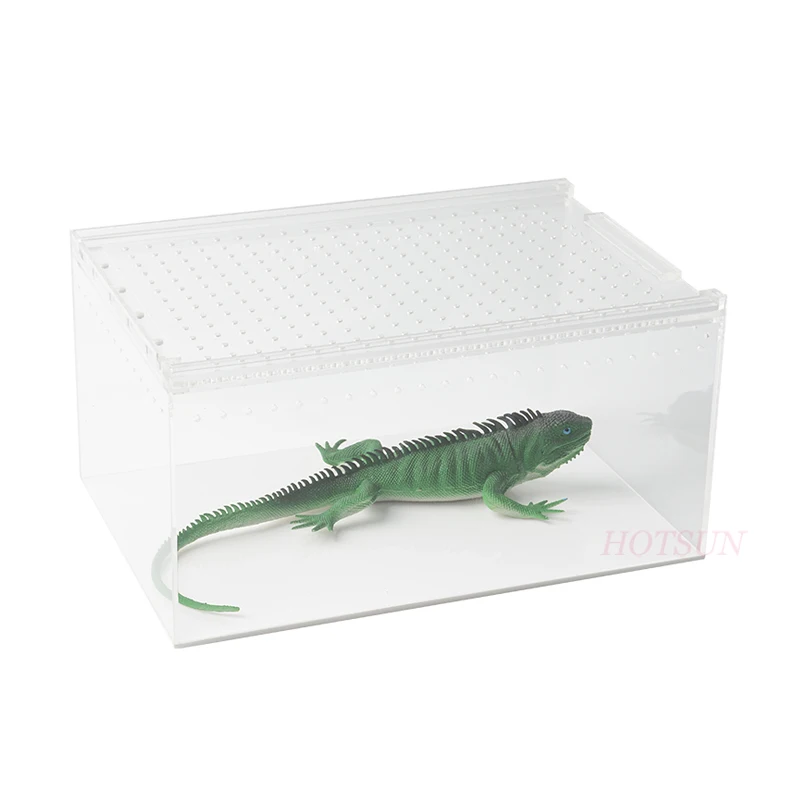 Clear Plastic Reptile Cage Pmma Reptile Display Case Acrylic Reptile ...