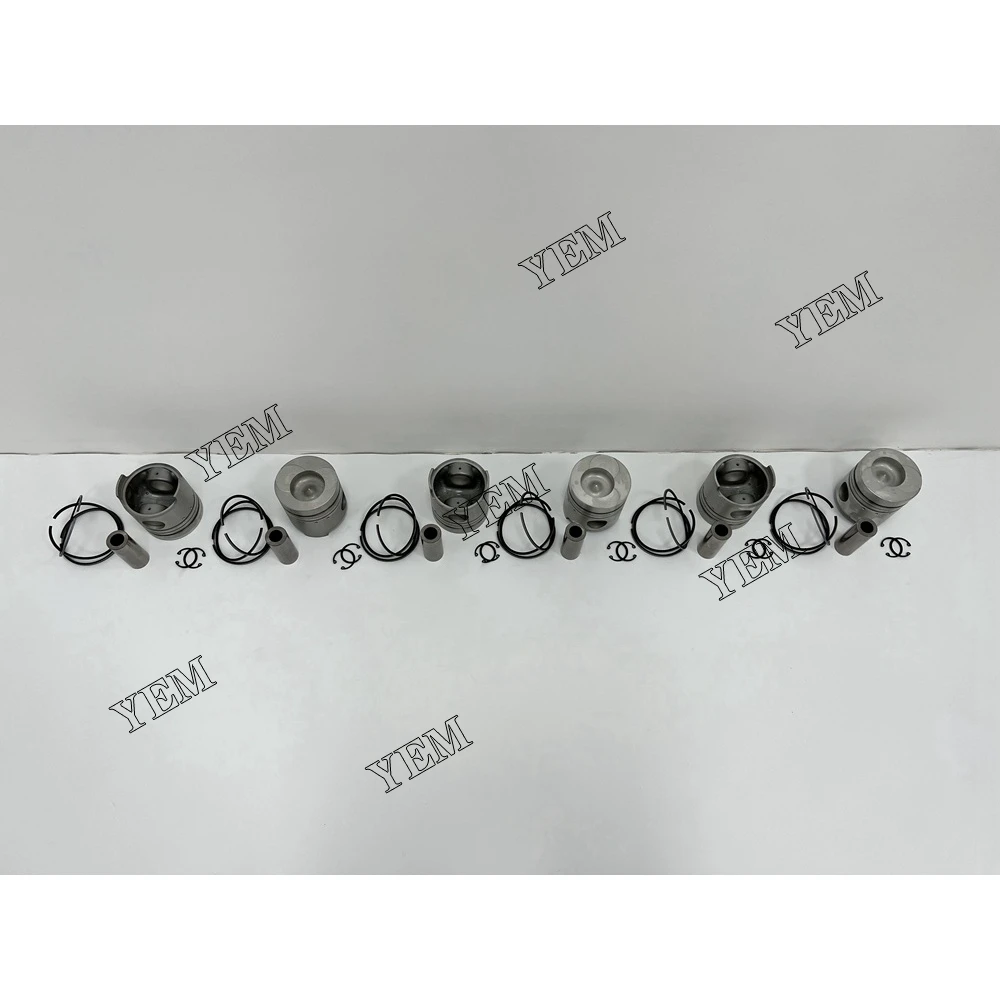 FD6 Piston With Ring Kit Fit for Nissan Forklift Excavator Engine for Nissan Piston With Ring Kit 3