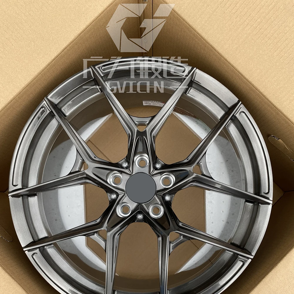 GVICHN G20 Wheels Brushed Dark Clear 5-112 5-120 5-114.3 New Condition 100mm PCD 50mm ET Exclusive  Styling  custom car wheels