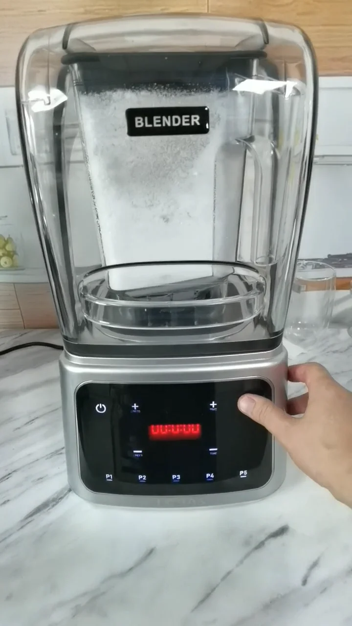 2200w Heavy Duty Silent Blender Sound Proof Cover Low Noise Blender