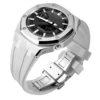 Silver Case Grey Band