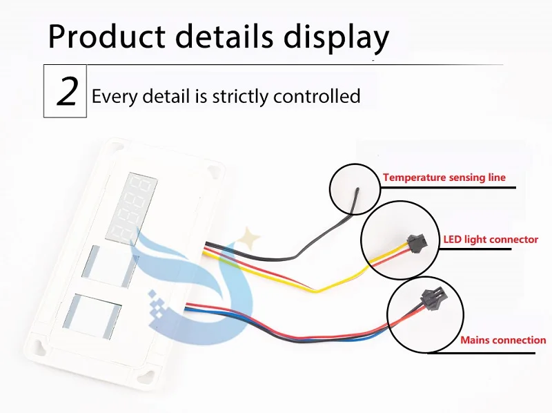 Factory Custom Smart dimmer Led Light mirror touch sensor switch with Clock Temperature Display supplier