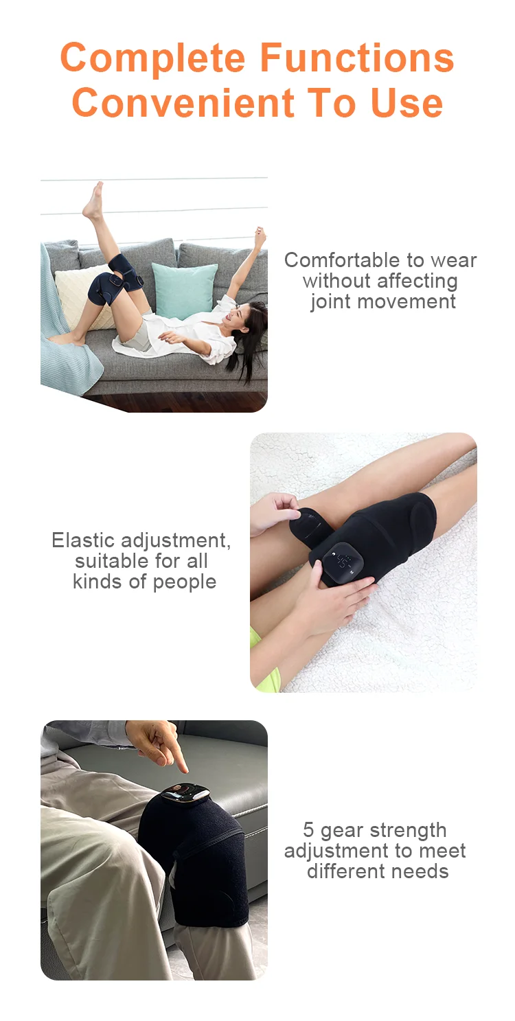 Fumei Hot Therapy Heated Knee Pad Shoulder Electric Knee Massager Far Infrared Heating Pad For